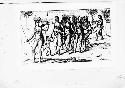 Indians marching upon a visit, or to feast