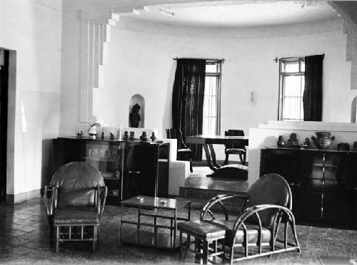 Dining room of staff house