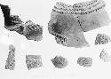 Ceramic fragments showing infusion from northern Europe