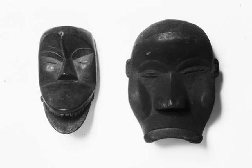 Two wooden masks