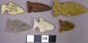 Stone projectile points