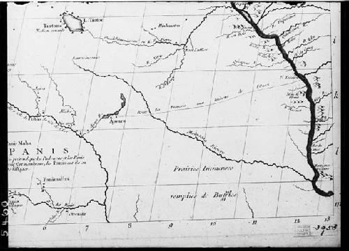 Portion of Mitchell Le Rouge Map, 1777