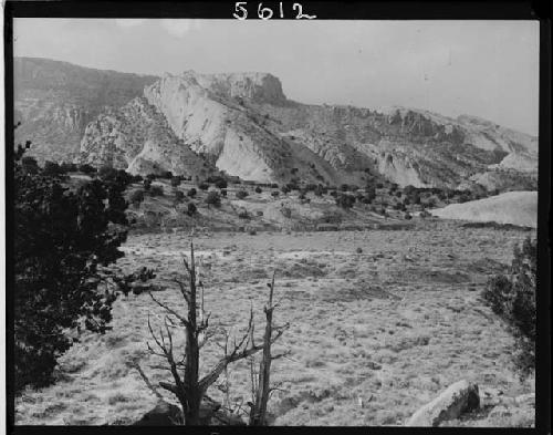 "Comb" in front of Skeleton Mesa