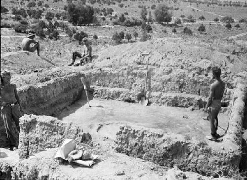 Site I, House II, showing levels