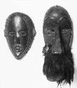 Two wooden masks