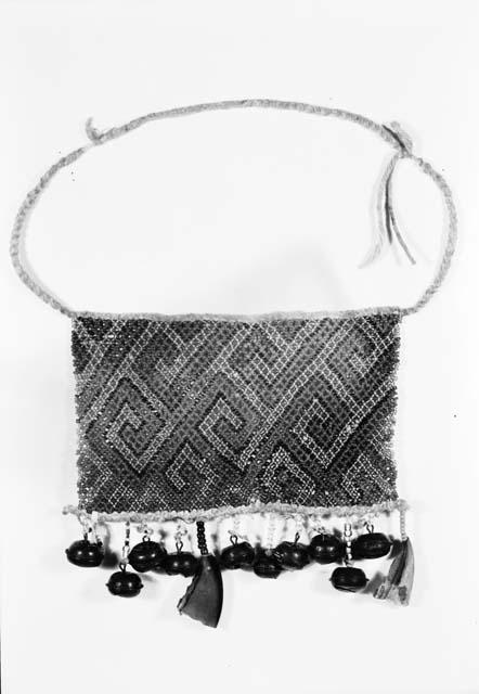 Modern beaded apron