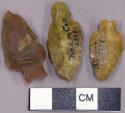 Stone projectile points