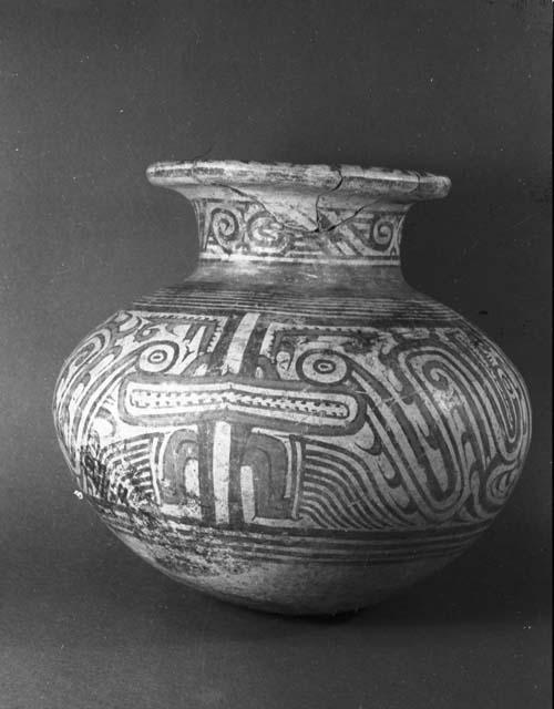 Polychrome jar, from grave 5, number 206