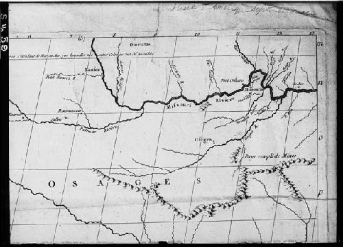 Portion of Mitchell Le Rouge Map, 1777