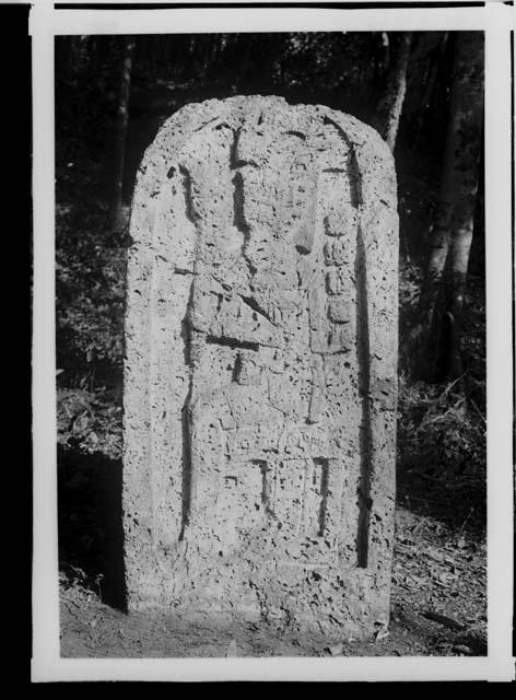 Stela in Front of Mound A, Group X