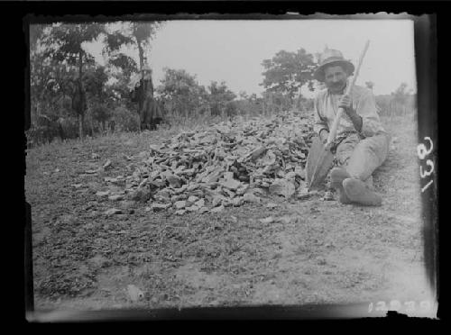 Average daily heap of discarded sherds