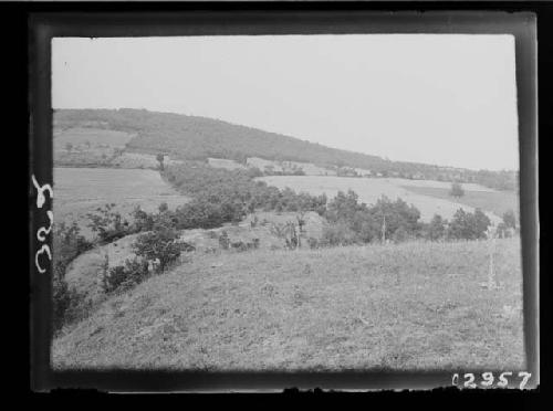 View from the site; Looking northeast