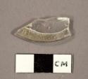 Glass fragment, stemware, foot ring