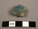 Sherd with blue pigment