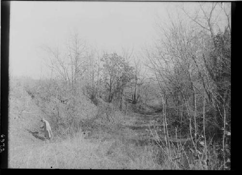 Trench Looking Northeast from Southern Portion of River