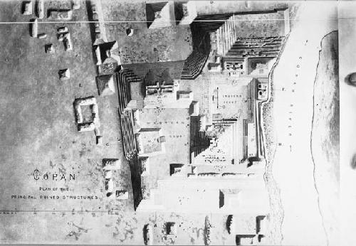 Model of Ruins, Acropolis south section