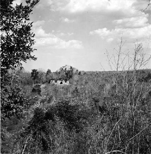Distant view of Casa 1 from Mound 10