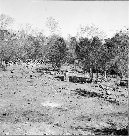 Circular platform & associated monuments