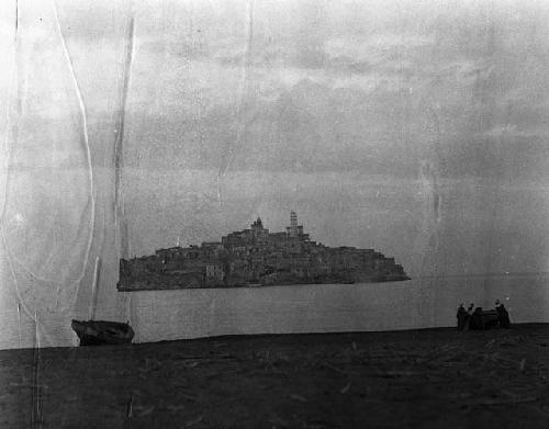 View of town. Morocco: Rif - Beni Urriaghel.