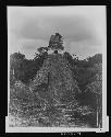 Temple on top of mound, "Tikal Temple 1"