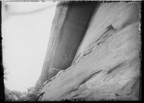 Pictographs near ruin A