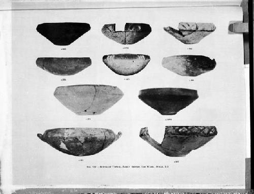 Bowls of typical early bronze age ware