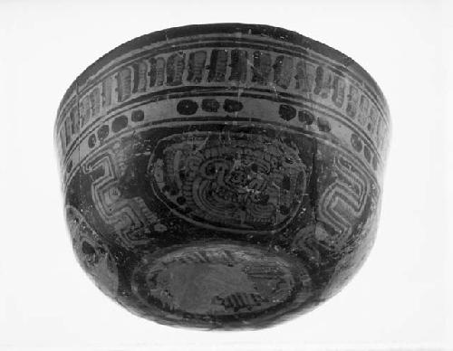 Yojoa polychrome pottery vessel, Mayoid type