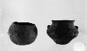 Two pottery vessels