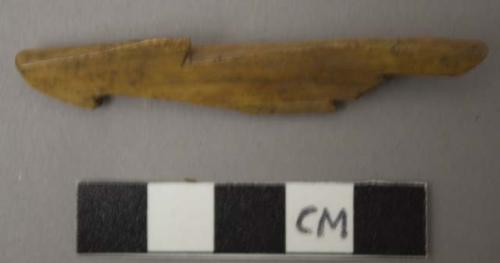 Ivory harpoon, barbed