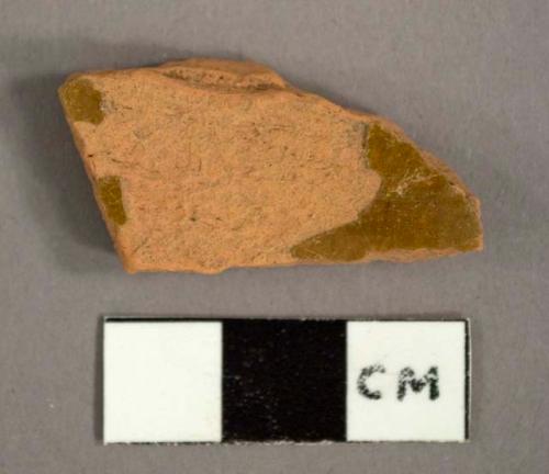 Ceramic sherd, red earthenware