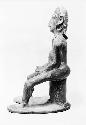 Pottery idol, probably fraud, side view
