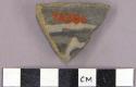 Sherd with interior black on white geometric designs