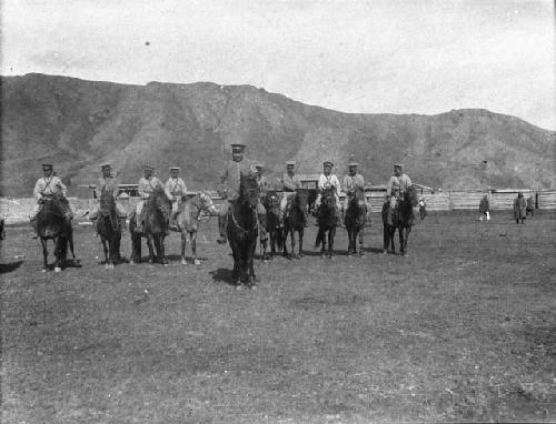 Ma Ta-jen (Ma Daren) with troops