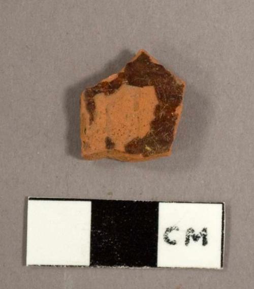 Ceramic sherds, lead glazed earthenware