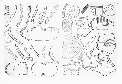 Drawings of archaeological material collected by and deposited in the Nis Museum