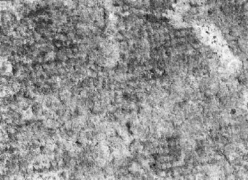 Enlarged details from large stone slabs from between Graves 2 and 5