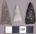 Stone projectile points