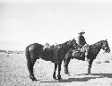 Eleanor Lattimore riding horse, Turpan road