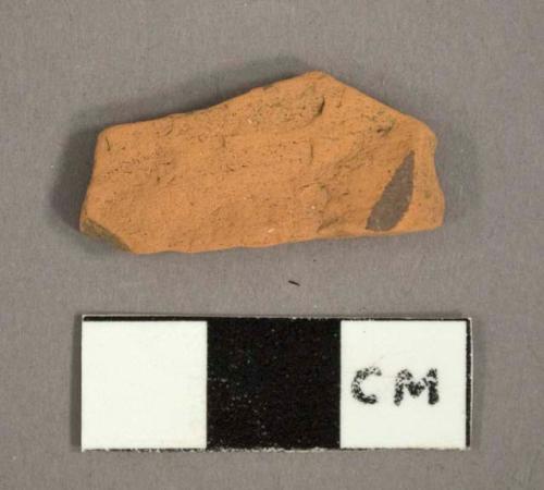 Ceramic sherd, red earthenware