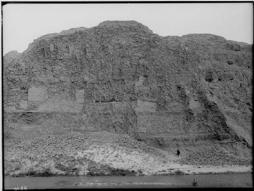 Northwest face of the Huaca of the Sun