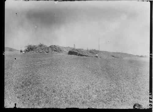 View facing west - cemetery