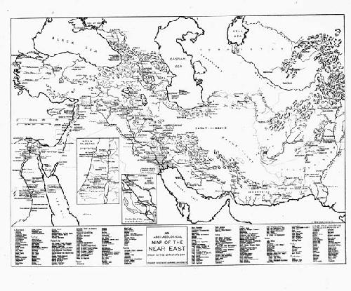 Archaeological map of pre-Christian Near East