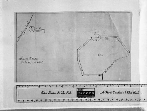 Map of the Jaques Mounds