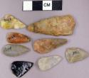 Stone projectile points