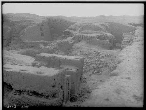 Central section of Squier Necropolis group, altar in foreground