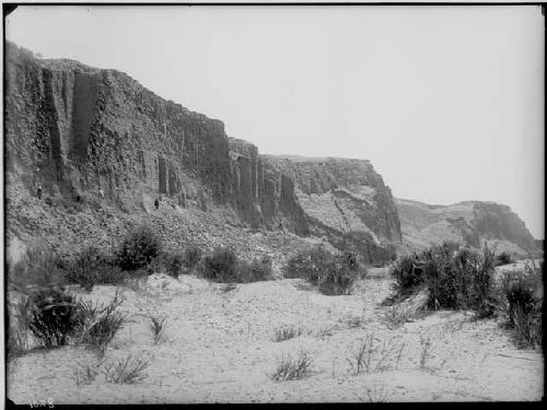 Northwest face of the Huaca of the Sun