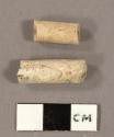 Ceramic pipe stem fragments