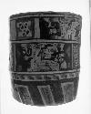 Straight-walled Yojos polychrome pottery vase, Mayoid type