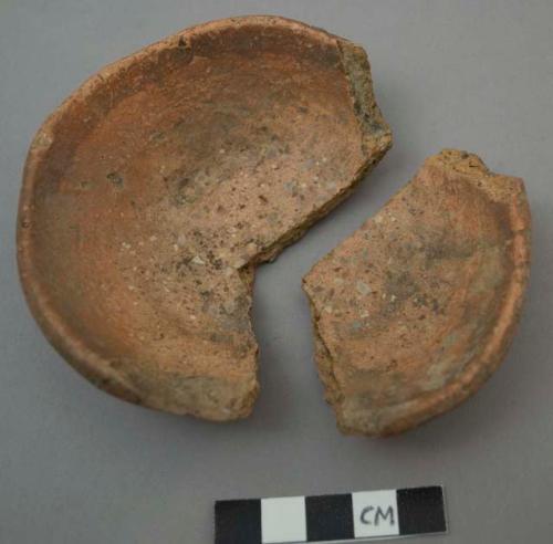 Ceramic bowl fragments