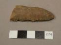 Flaked stone knife (broken)